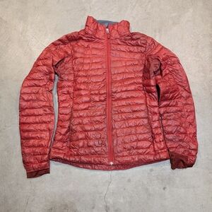 Black Diamond Hot Forge Down Jacket Women's M Red Flaws Pertex Quantum